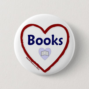 Love Books Button