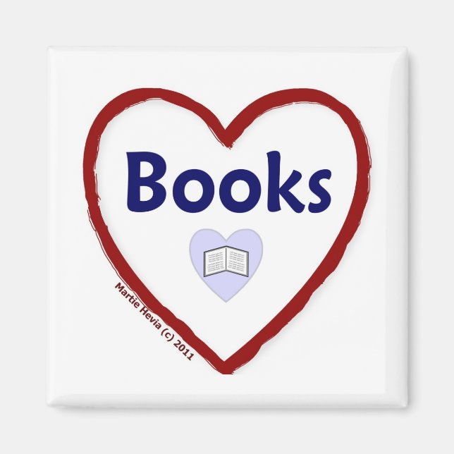 Love Books Magnet (Front)