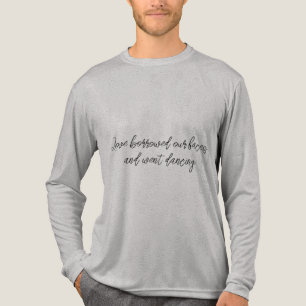 Love borrowed our faces and went dancing Tri-Blend shirt