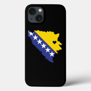 Love BosniaHerzegovina Gift Bosnian Pride Heart iPhone 13 Case