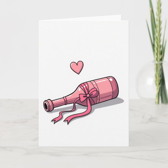 Love Bottle Message Card (Front)