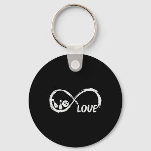 Love Bowling Infinity Bowler Women Girls Boys Kids Keychain