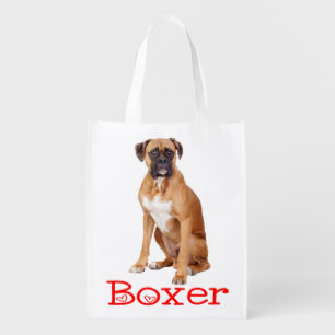 Love Boxer Puppy Dog Tote Bag