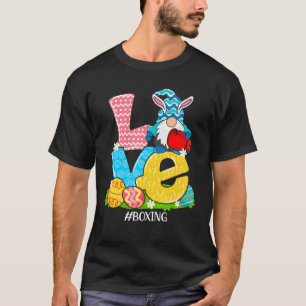   Love Boxing Easter Gnome Egg Hunting Basket T-Shirt