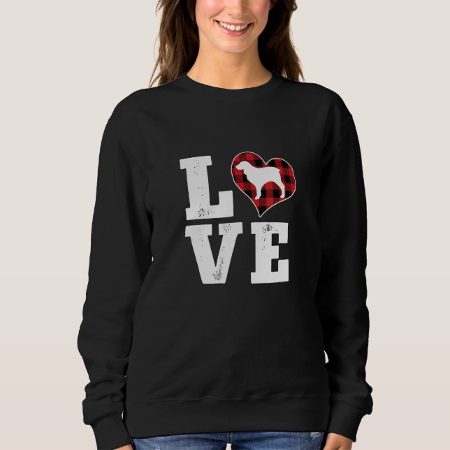 Love Boykin Spaniel Dog Lover Gifts Dog Owner Vale Sweatshirt (Front)