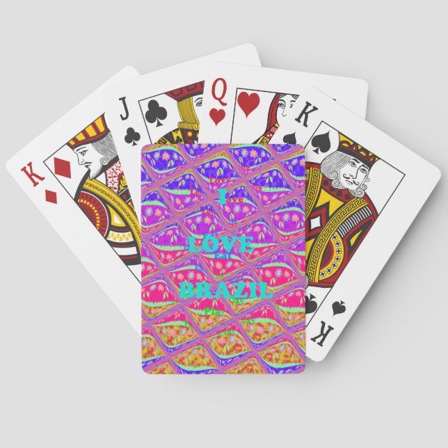 Love  Brazil.png Poker Cards (Back)