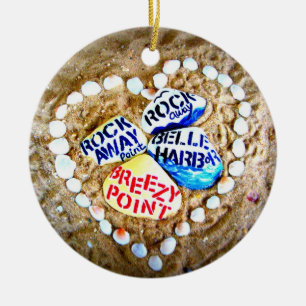 LOVE Breezy Point. Rockaways. Ceramic Ornament