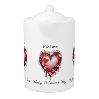 Love Brew: Valentine's Day Mug Collection Teapot