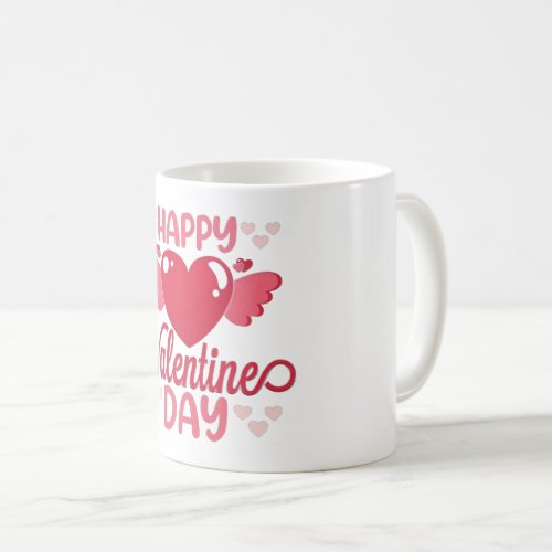 Love Brews Here Sipping Hearts and Warmth Coffee Mug
