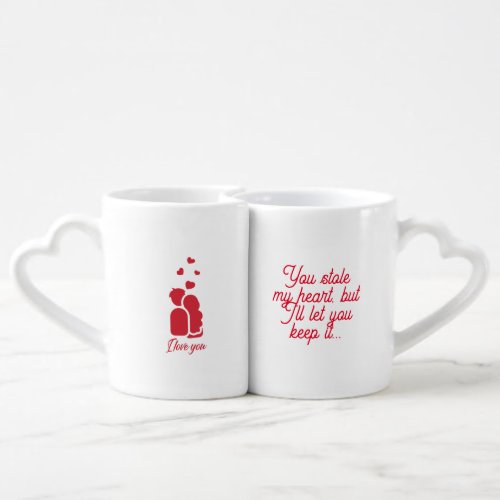 Love Brews Here Valentines Day Coffee Mug