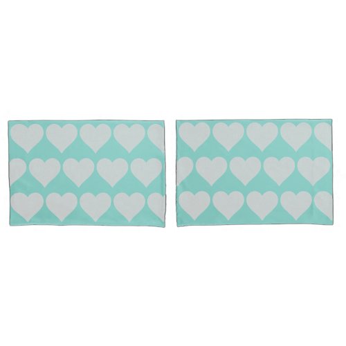 Love Bride Co Silver Hearts Wedding Home Decor Pillowcase