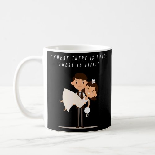 Love Bride Groom Bride Squad Wedding  Coffee Mug
