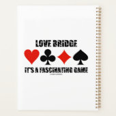 Love Bridge It's A Fascinating Game Card Suits Planner (Back)