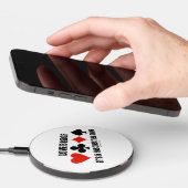 Love Bridge It's A Fascinating Game Card Suits Wireless Charger (Hand)