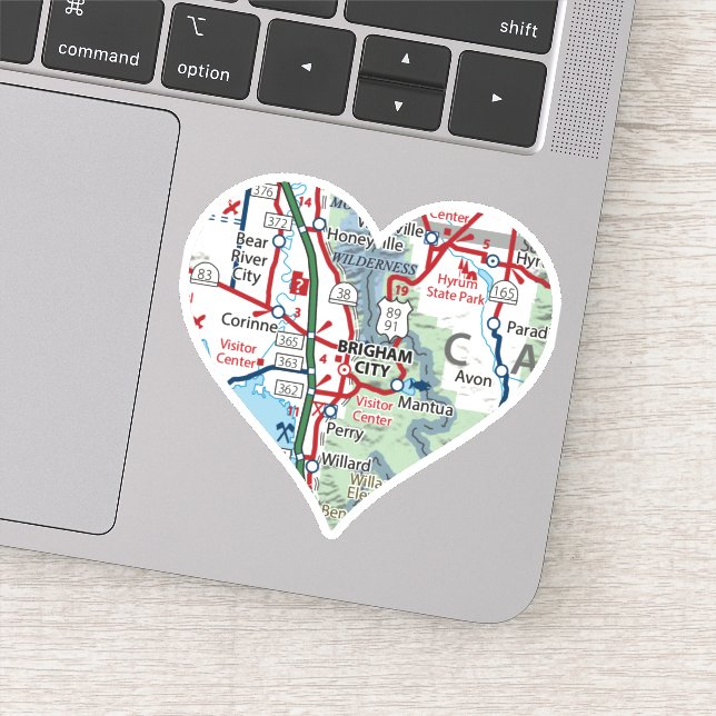 Love Brigham City  Sticker (Detail)