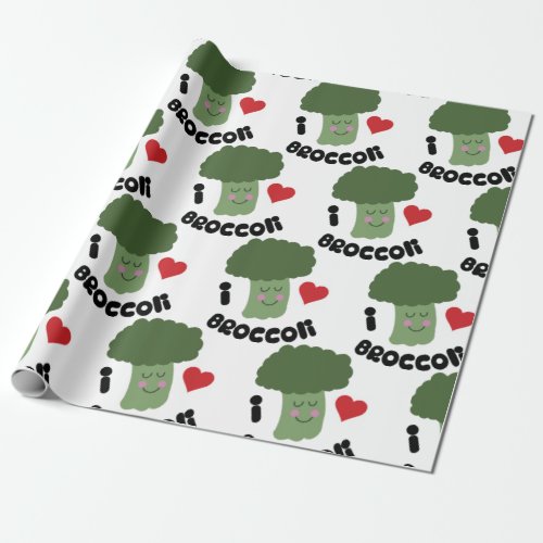 Love Broccoli Wrapping Paper