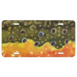 Love Brook Trout Fishing License Plate