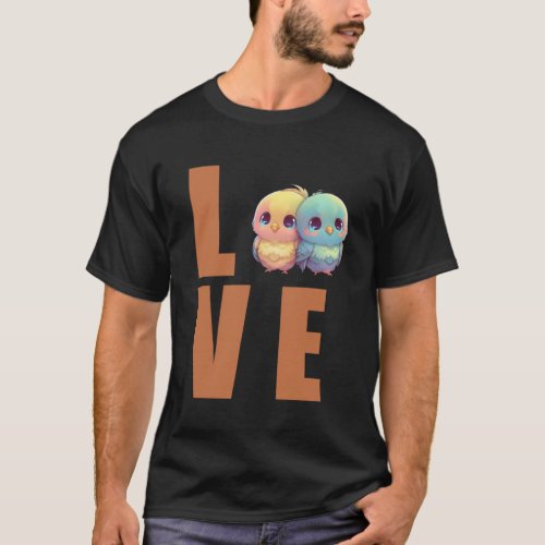 Love Budgie Mom Budgerigar Parakeet Bird  1 T_Shirt