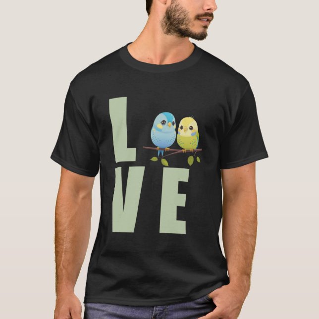 Love Budgie Mom Budgerigar Parakeet Bird Pullover  (Front)