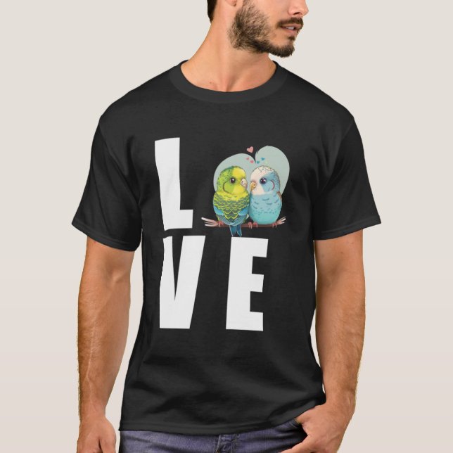 Love Budgie Mom Budgerigar Parakeet Bird Pullover  (Front)