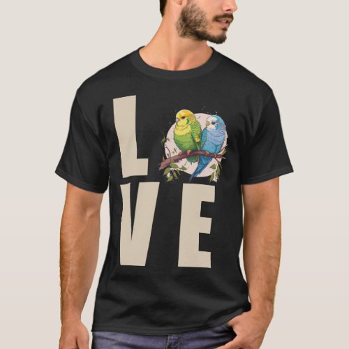 Love Budgie Mom Budgerigar Parakeet Bird Pullover 