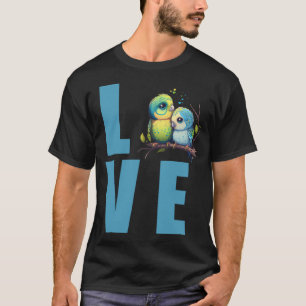 Love Budgie Mom Budgerigar Parakeet Bird Pullover