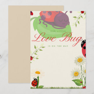 Love Bug Announcement Card