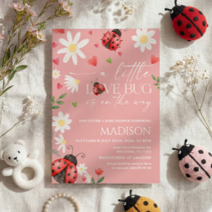 Love Bug Baby Shower Invitation