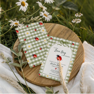 Love Bug Baby Shower Invitation