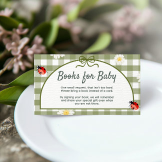 Love Bug Books for Baby Enclosure Card