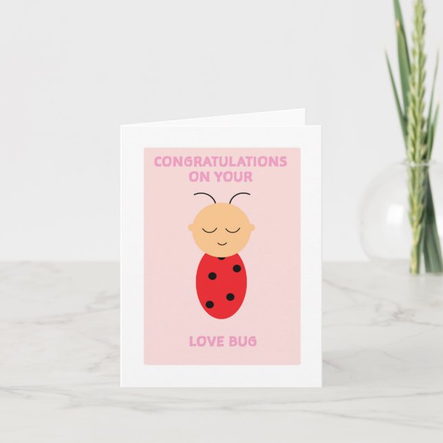 Love bug card (Front)