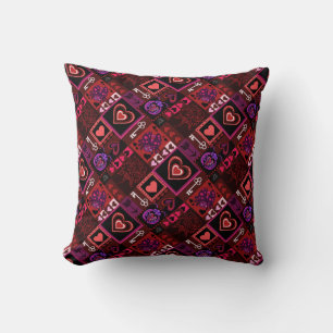 Love Bug & Cute Throw Pillow