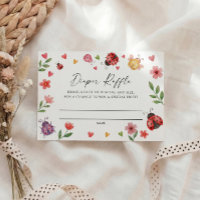 Love Bug Diaper Raffle Ticket