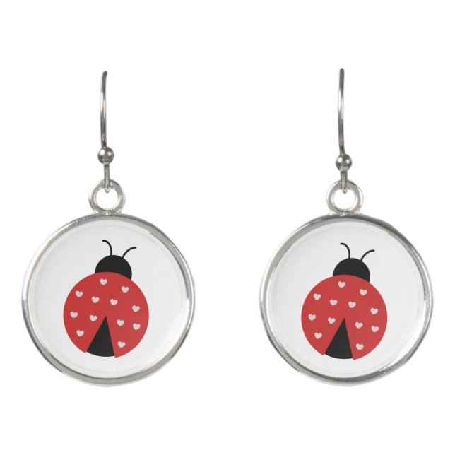 Love Bug Earrings (Front)
