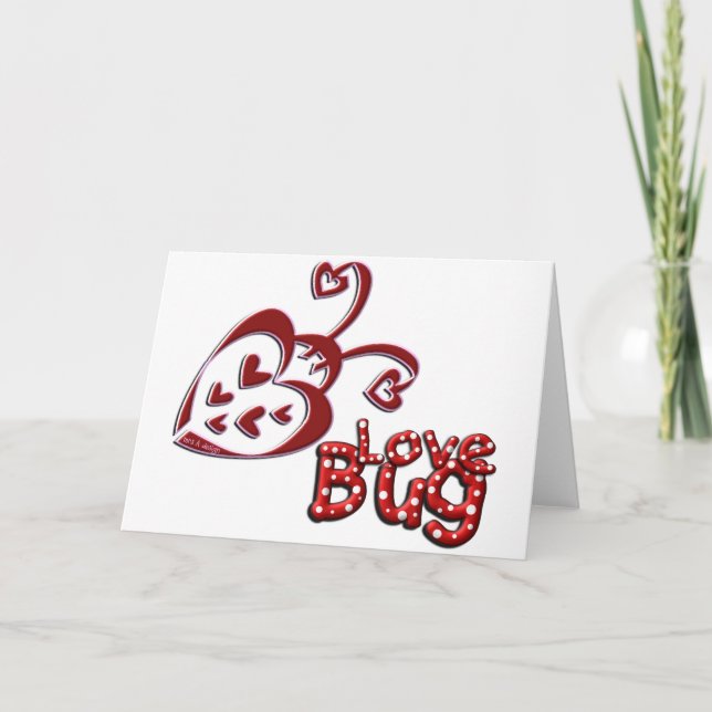 Love bug holiday card (Front)