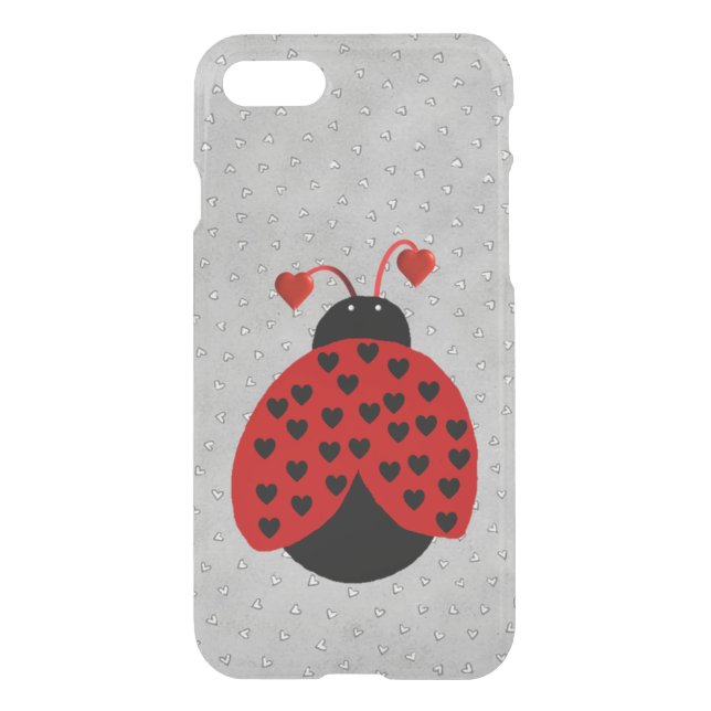Love Bug iPhone 7 Clearly™ Deflector Case (Back)
