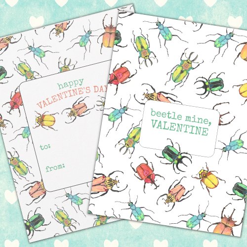 Love Bug Kids Classroom Valentines Day Holiday Card