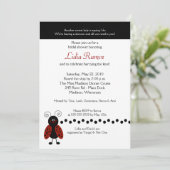 Love Bug Ladybug 5x7 Bridal Shower Invite (Standing Front)