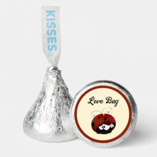 Love Bug Ladybug, Cute Cartoon Valentine’s Day Hershey®'s Kisses®