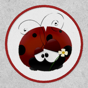 Love Bug Ladybug, Cute Cartoon Valentine’s Day Patch