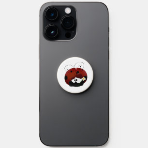 Love Bug Ladybug, Cute Cartoon Valentine’s Day PopSocket