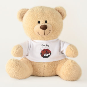 Love Bug Ladybug, Cute Cartoon Valentine’s Day Teddy Bear