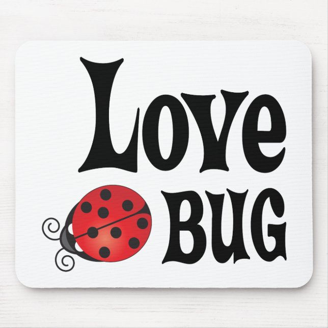 Love Bug - Ladybug Mouse Pad (Front)