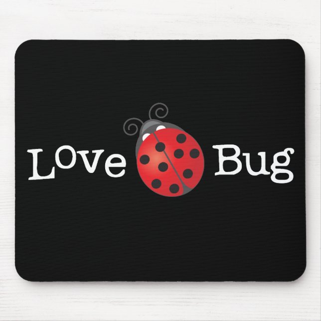 Love Bug - Ladybug Mouse Pad (Front)