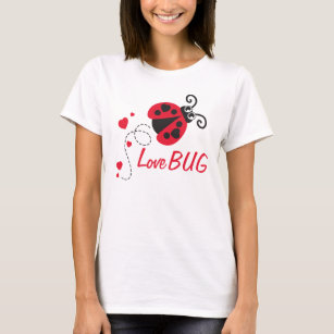 Love bug ladybug red t-shirt