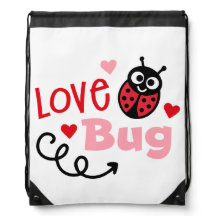Love Bug Ladybug reusable grocery bag