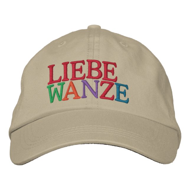 Love Bug - Liebe Wanze Embroidered Baseball Hat (Front)