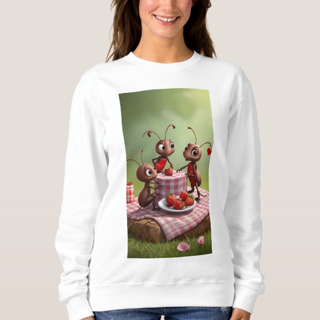 Love Bug Picnic: Valentine's Day Special T-Shirt Sweatshirt (Front)