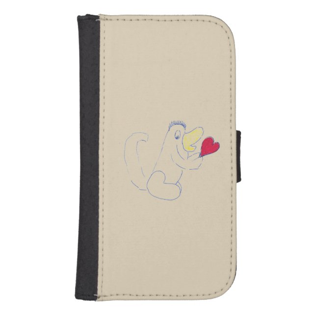 Love Bug Samsung Galaxy S4 Wallet Case (Front)