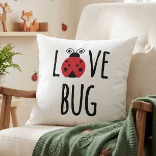 Love Bug Throw Pillow